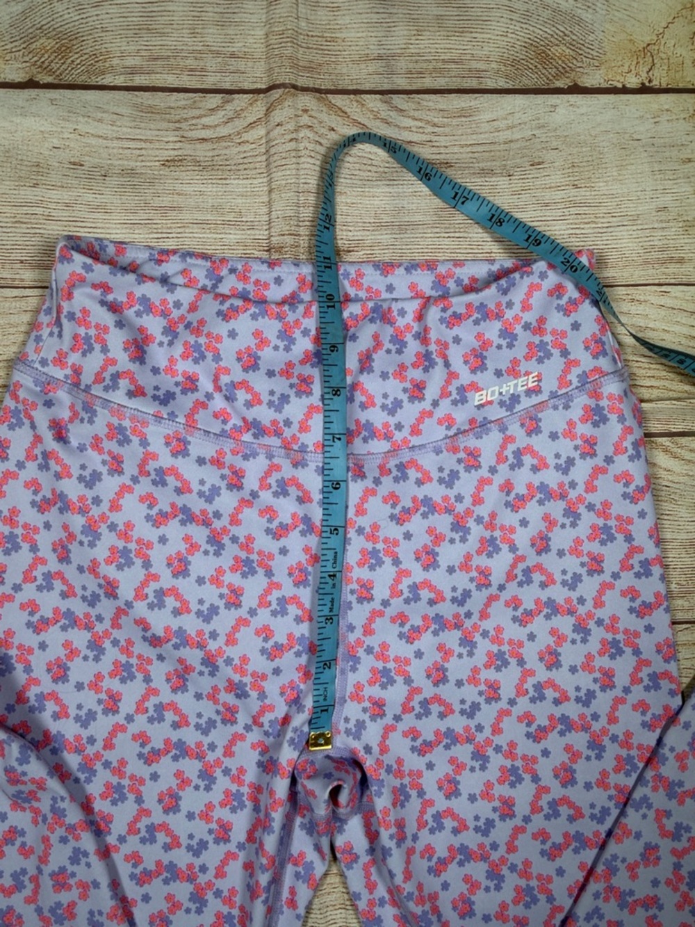 Floral Lavender High-Waist Leggings for Women - Picture 4 of 9